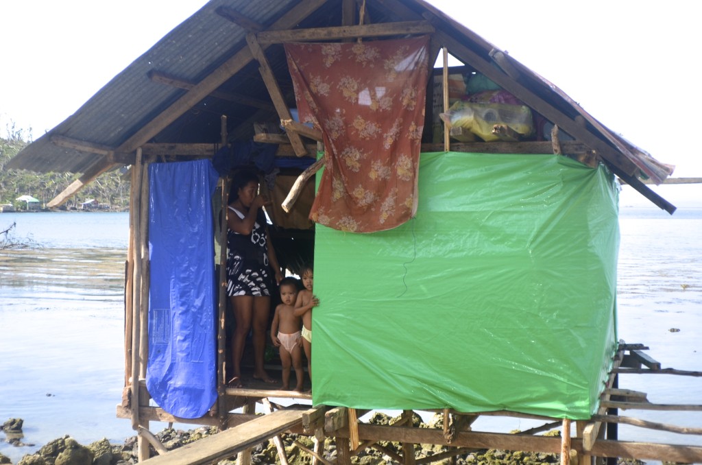 Living on the edge in Barangay Marabut, Tacloban City / Credit: Imelda Abano