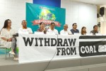 Environment advocates launched the “Withdraw from Coal” campaign during the Visayas-Wide Church-CSO Empowerment for Environmental Sustainability (ECO-CONVERGENCE) Summit in San Carlos, Negros Occidental.