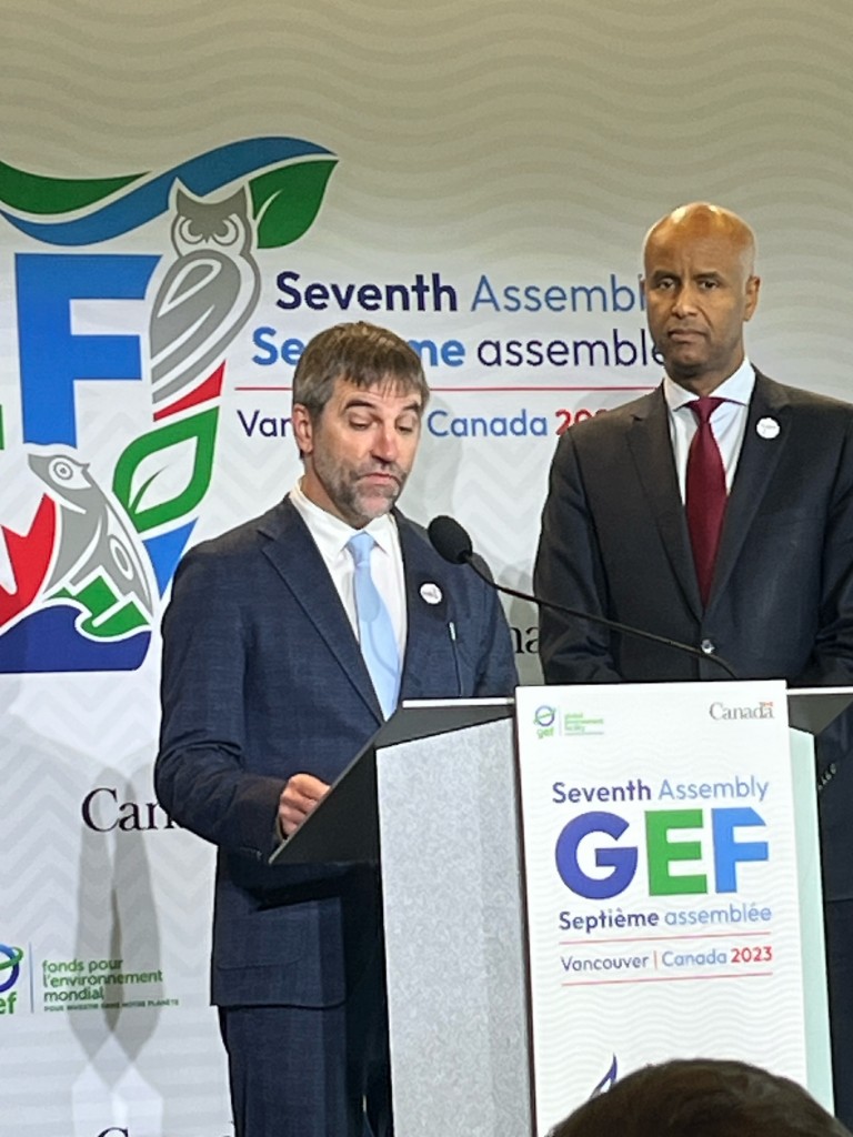 Global Environment Facility chief executive officer and chairperson Carlos Manuel Rodriguez urged countries to ramp up biodiversity funds. by Imelda Abano